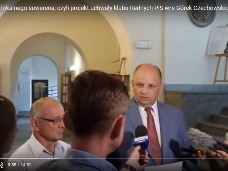 Siła jedności lokalnego suwerena, czyli projekt uchwały klubu Radnych PiS w/s Górek Czechowskich